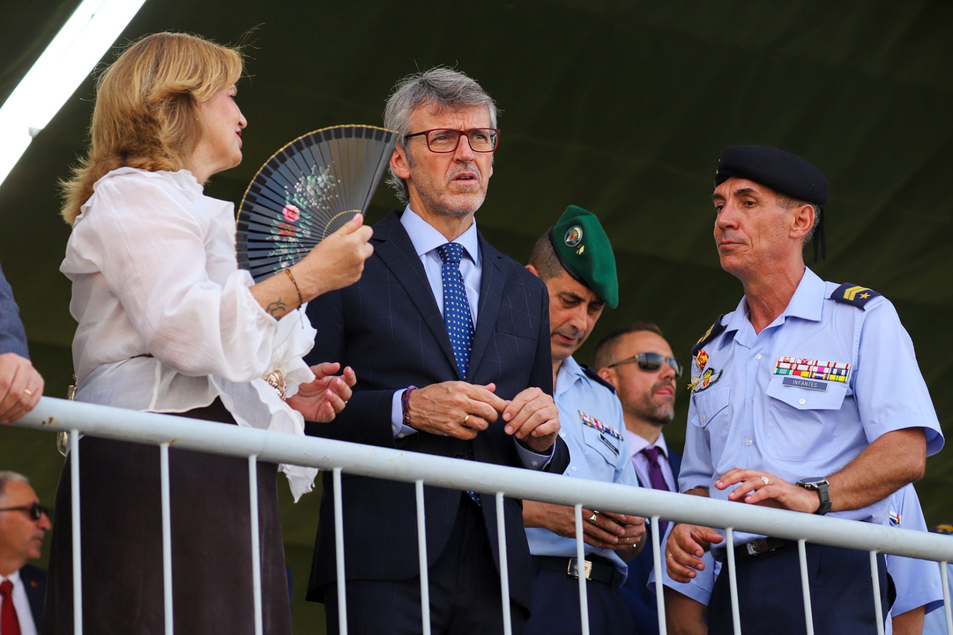 La toma de posesión del coronel José Ignacio Sánchez-Heredero García como nuevo jefe de la Base Aérea de Alcantarilla, en imágenes