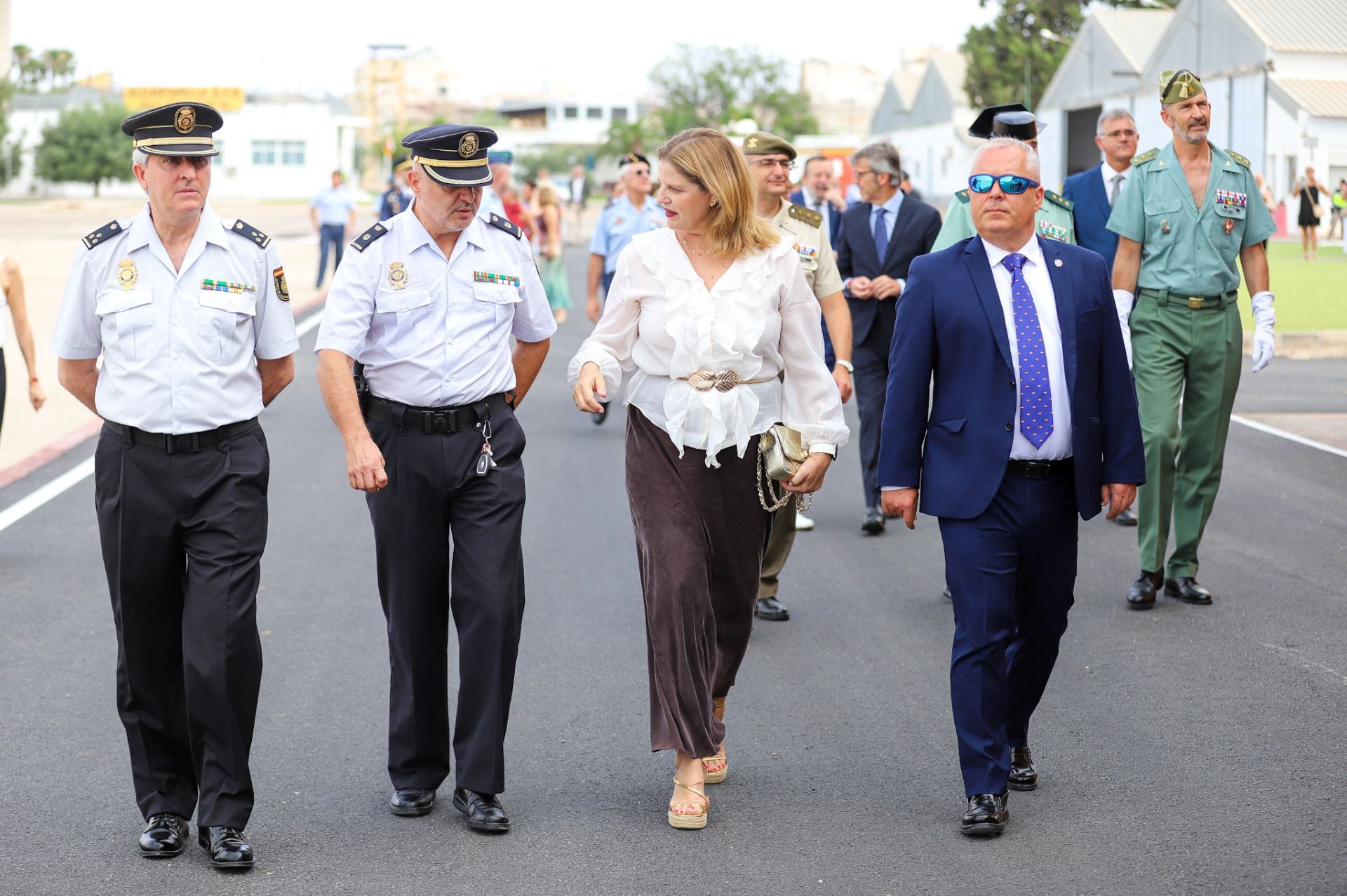 La toma de posesión del coronel José Ignacio Sánchez-Heredero García como nuevo jefe de la Base Aérea de Alcantarilla, en imágenes