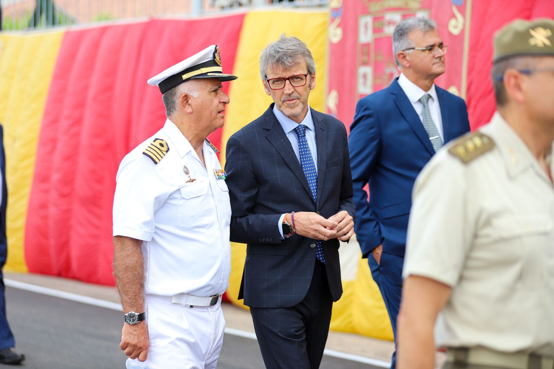 La toma de posesión del coronel José Ignacio Sánchez-Heredero García como nuevo jefe de la Base Aérea de Alcantarilla, en imágenes