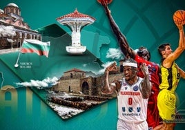 Dylan Ennis, en el cartel promocional de la previa de la Champions.