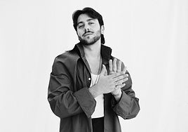 Yeray Cortés, guitarrista alicantino, en una foto de archivo.