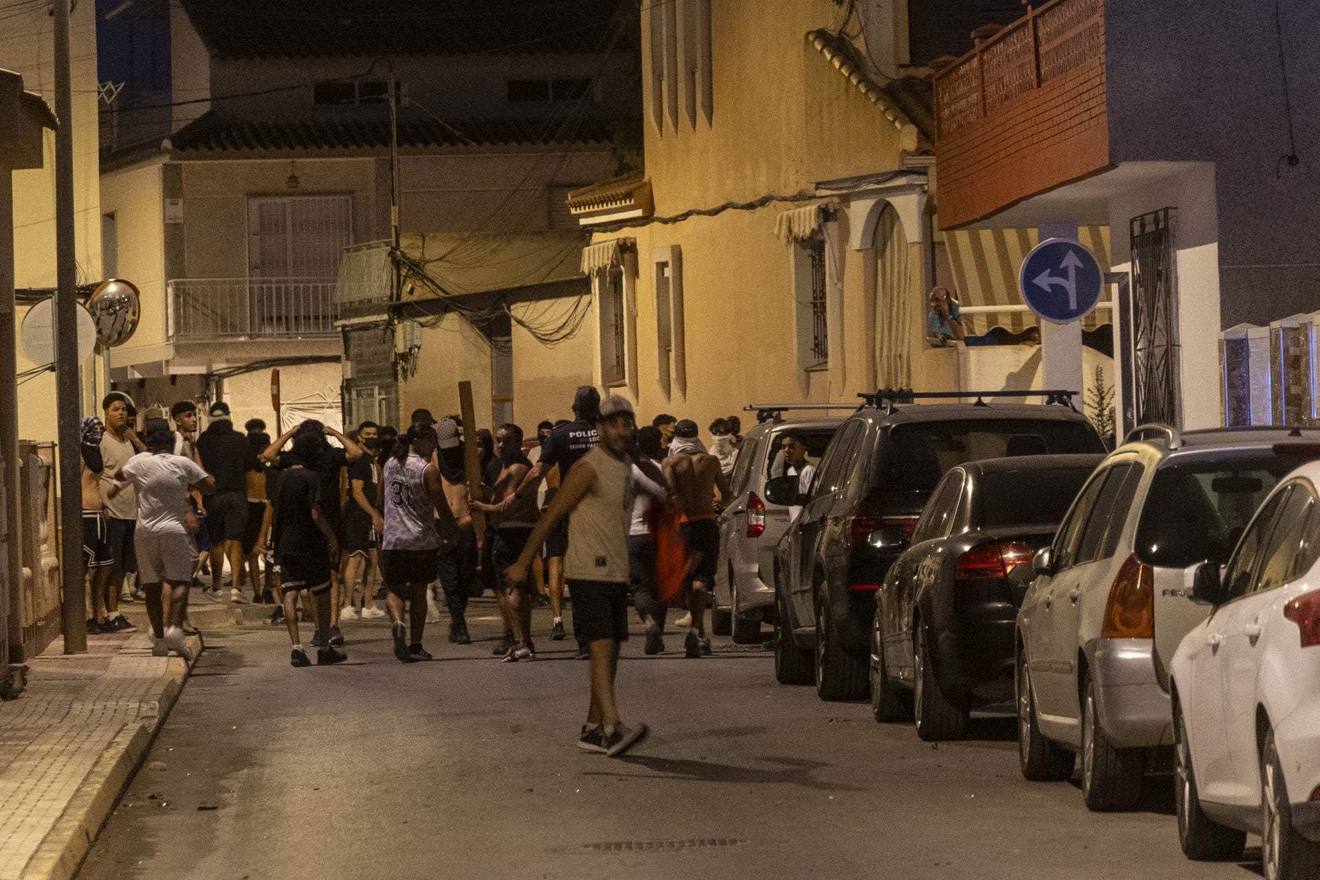 Los disturbios del sábado en Torre Pacheco, en imágenes