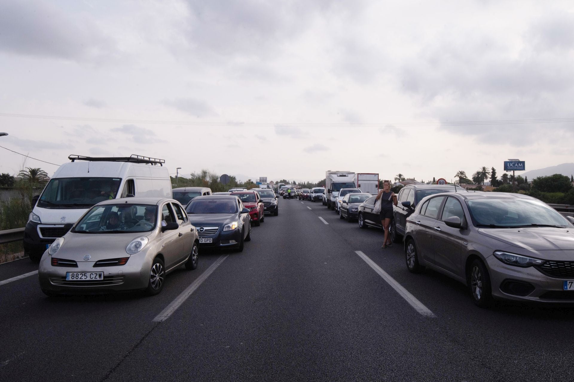 Las imágenes del accidente en la autovía A-30 a la altura de Murcia