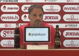 Pedro León, este lunes, durante la rueda de prensa.