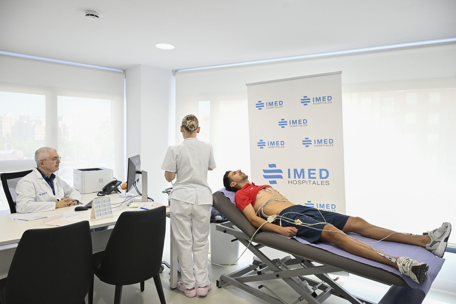 Las imágenes de los jugadores Real Murcia en el reconocimiento médico