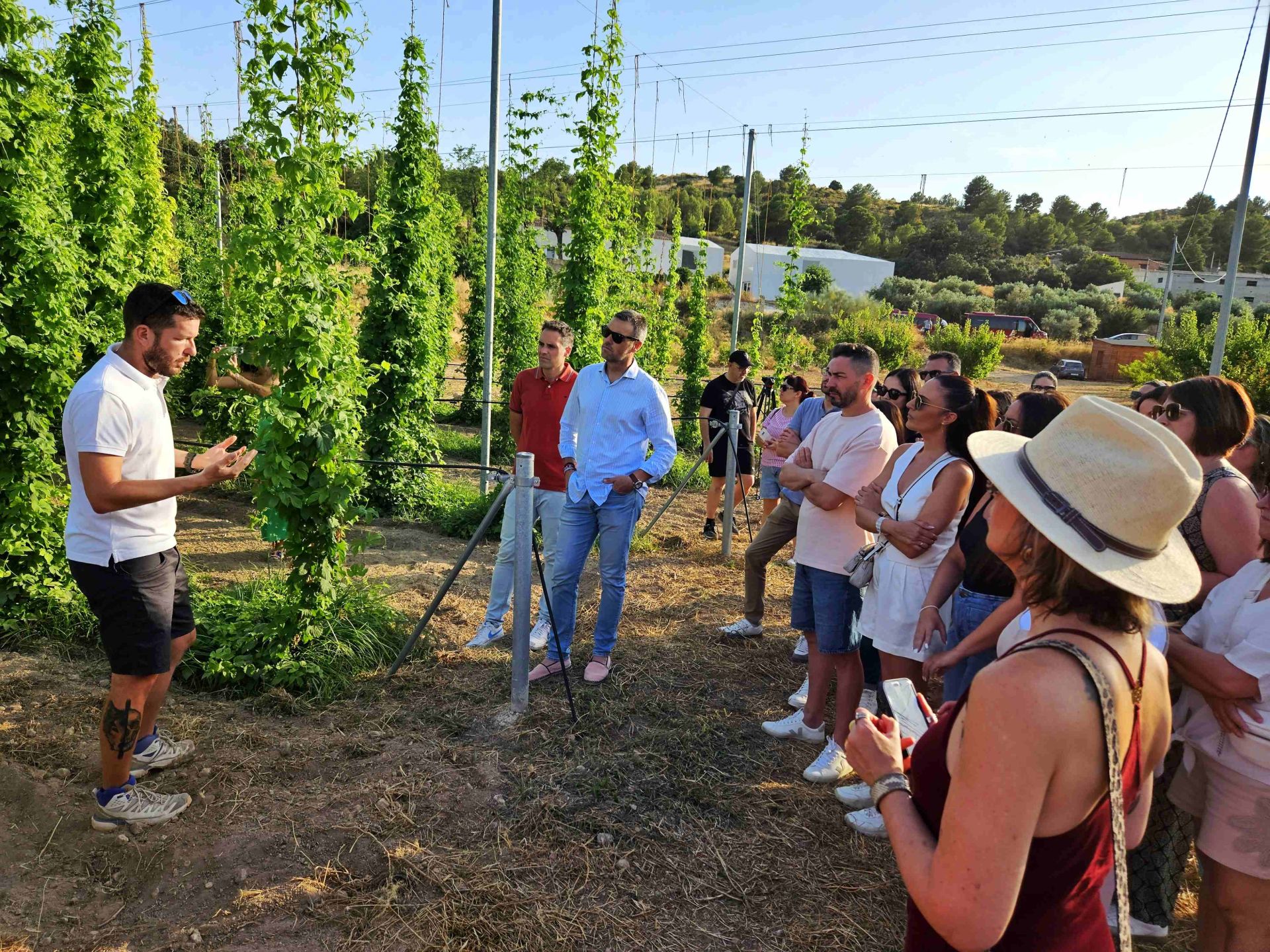 Visita a los campos de lúpulo de la Casa Mauro (APCOM)