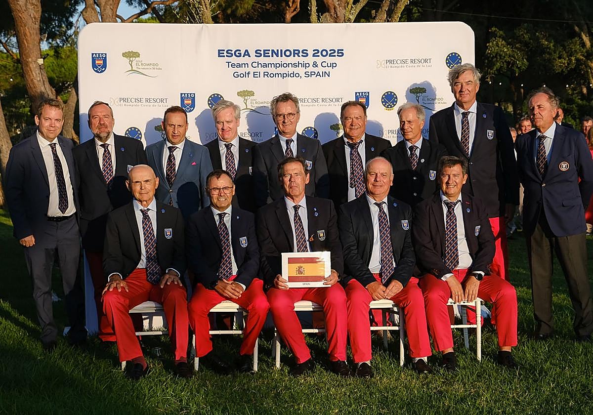 El equipo español al completo.