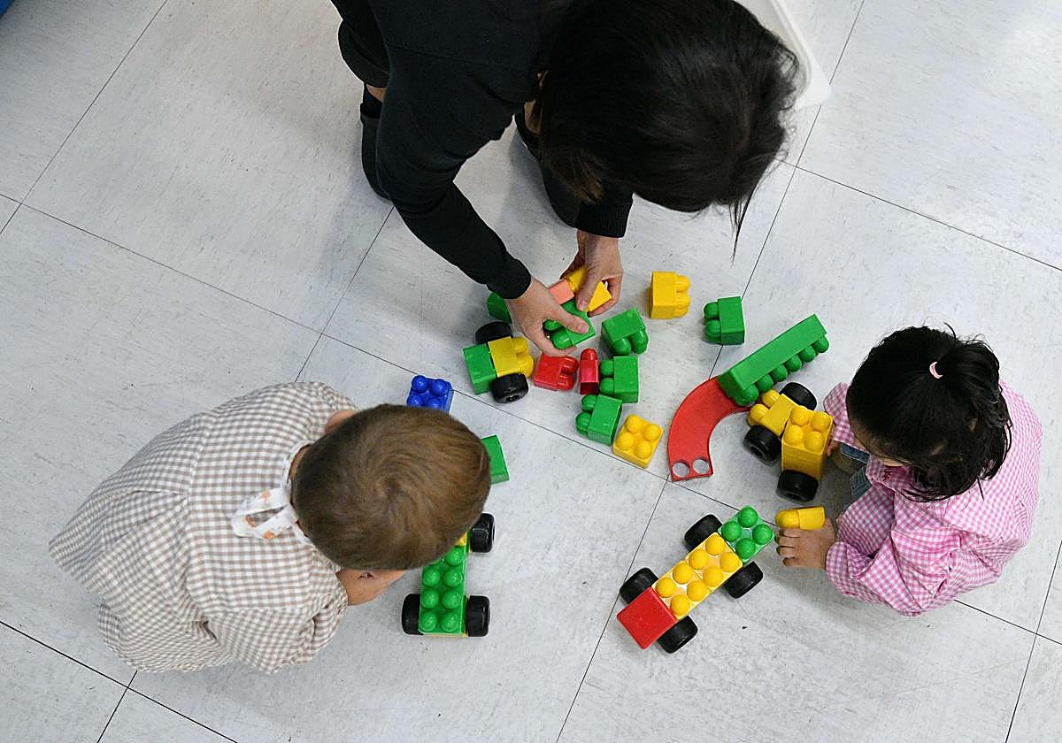 Imagen de archivo de un aula de niños de 2 años.
