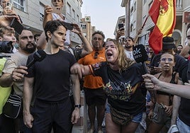 Manifestantes concentrados este martes en Torre Pacheco.