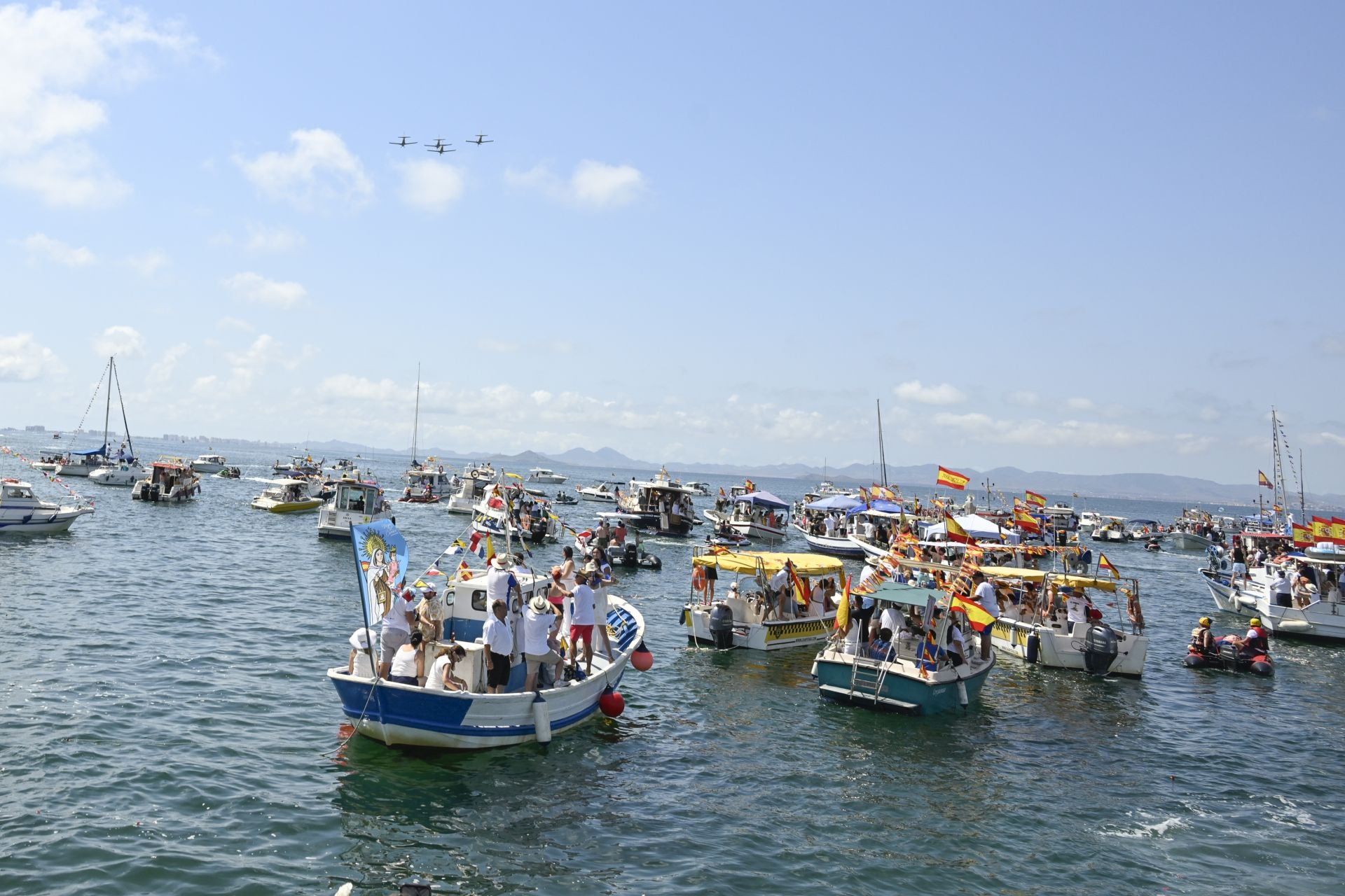 La procesión de la Virgen del Carmen en San Pedro del Pinatar, en imágenes
