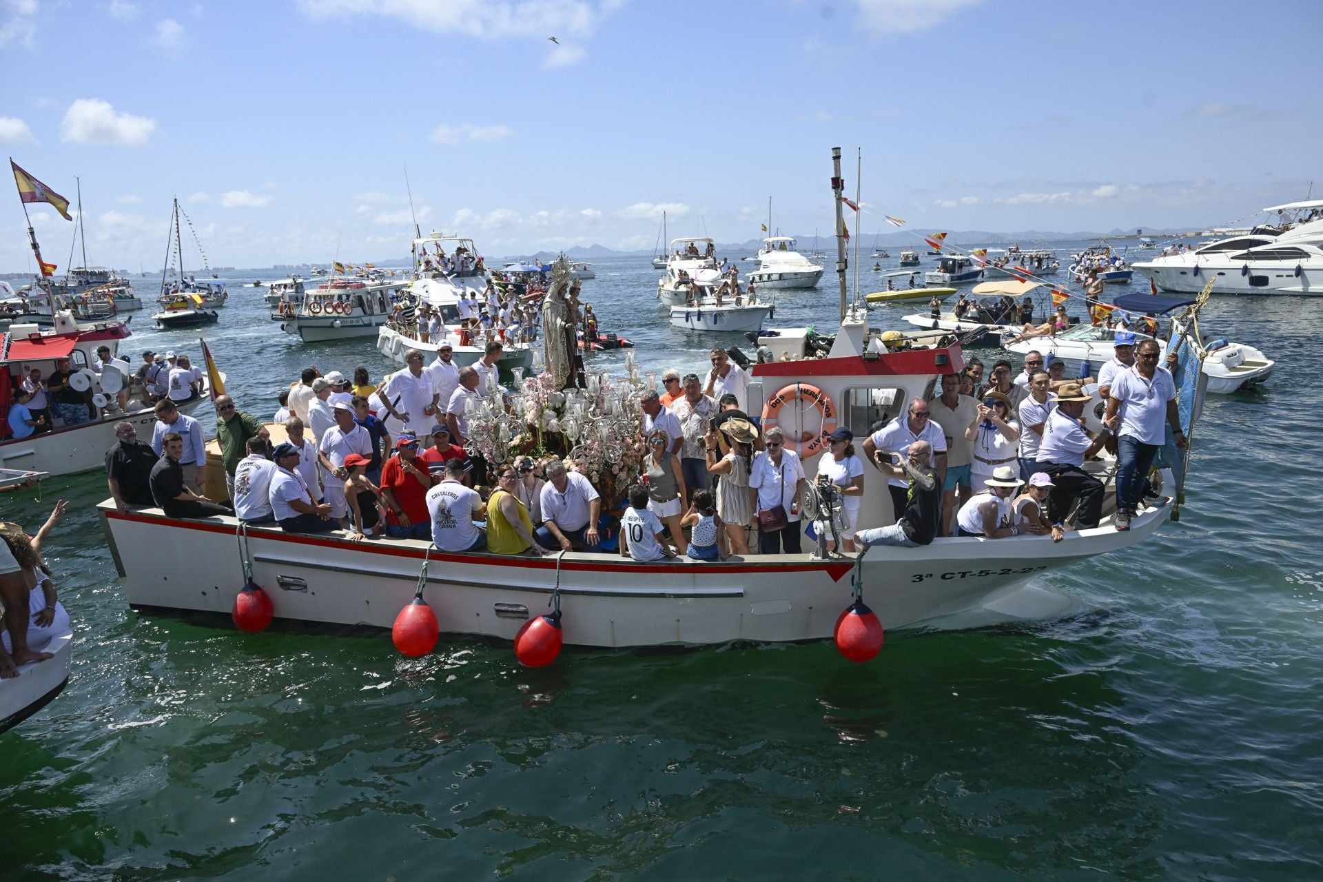 La procesión de la Virgen del Carmen en San Pedro del Pinatar, en imágenes