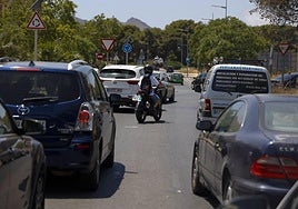 El entorno del Palacio de Deportes y La Rambla, donde acabará el desdoblamiento, es punto recurrente de atascos en hora punta.