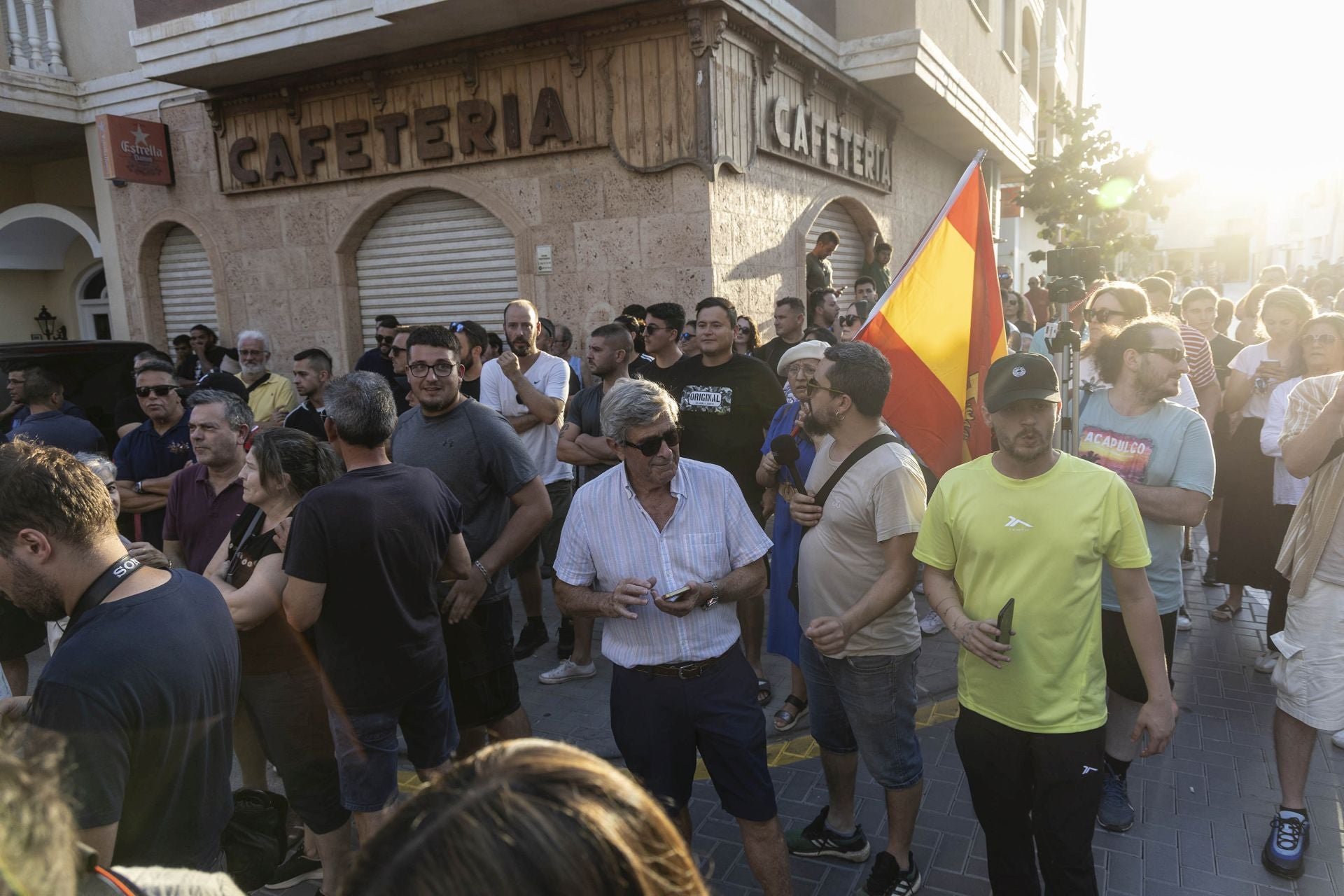 Grupos ultras devuelven la tensión a Torre Pacheco este martes con una protesta a medio gas
