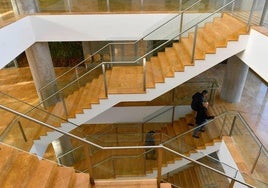Interior de la Ciudad de la Justicia.