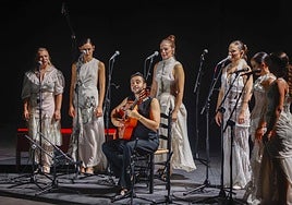 Yerai Cortés durante su actuación en La Mar de Músicas.