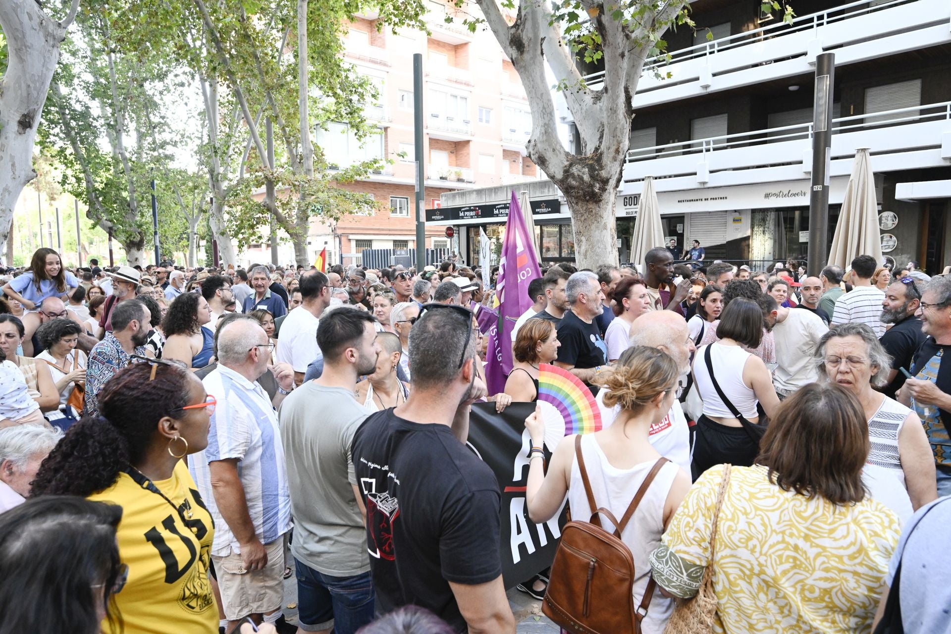 En imágenes, la protesta contra el racismo celebrada en Murcia