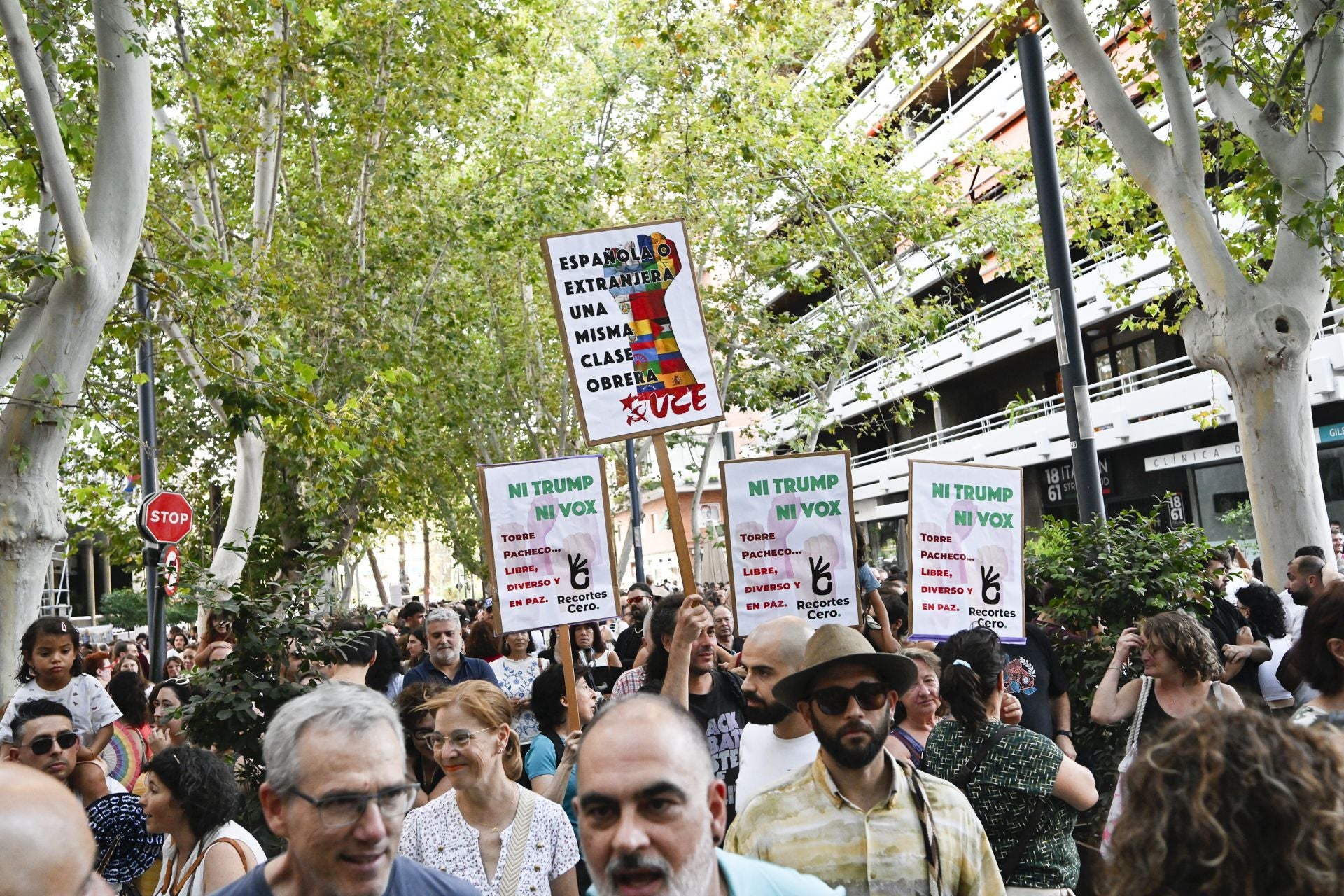 En imágenes, la protesta contra el racismo celebrada en Murcia
