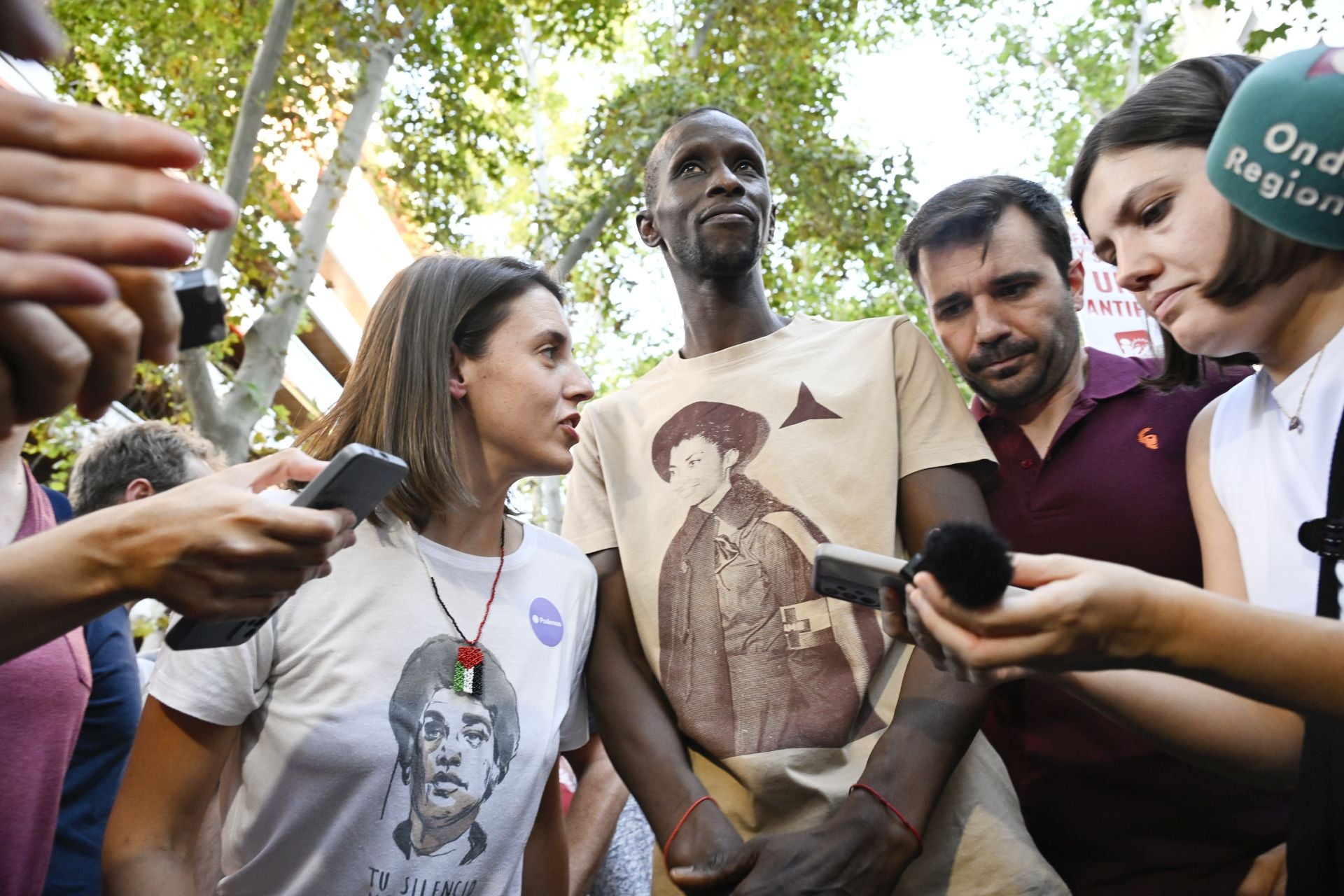 En imágenes, la protesta contra el racismo celebrada en Murcia