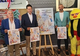 Juan de Dios García, José Ángel Alfonso y Carlos Perelló, ayer.