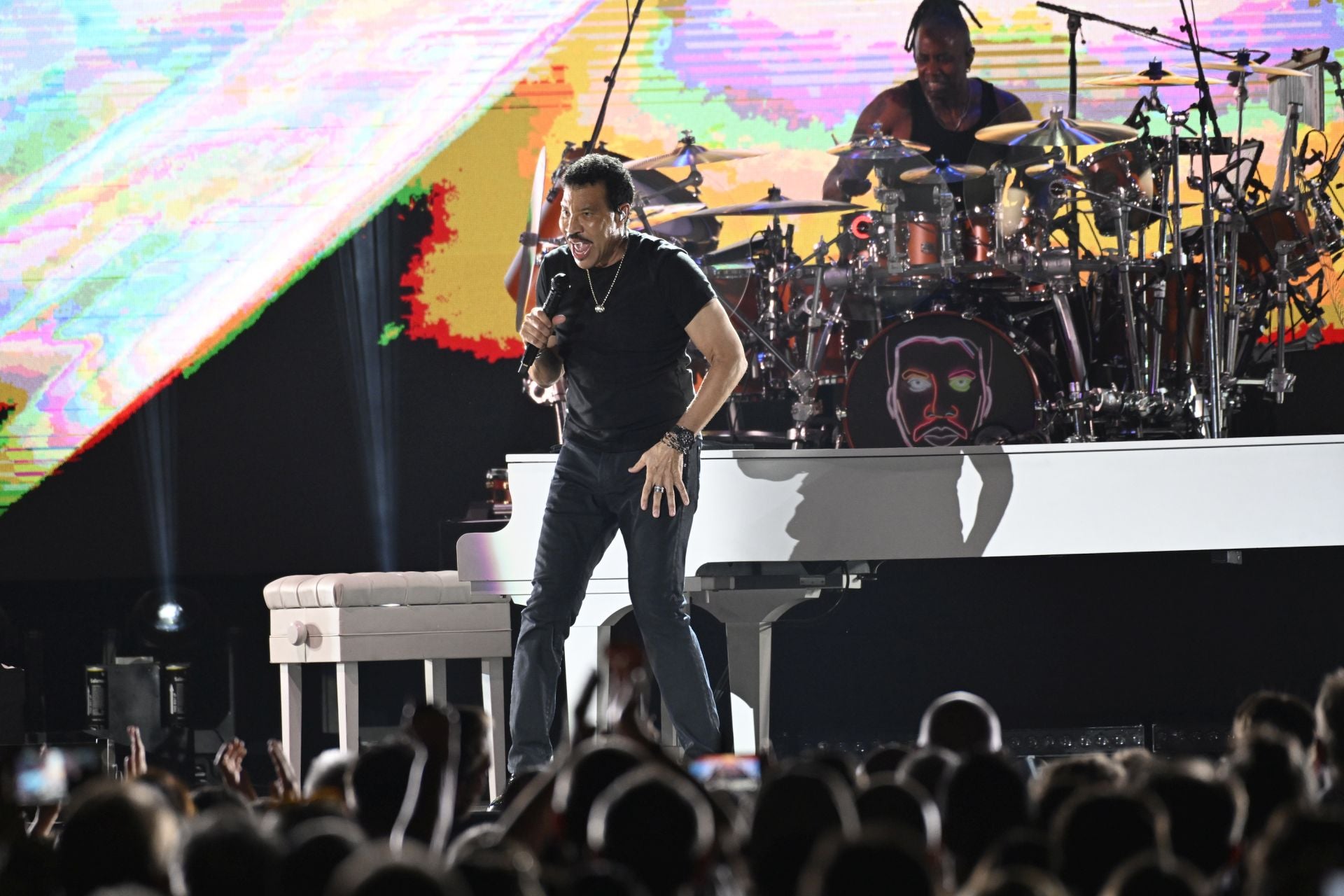 Concierto de Lionel Richie en Murcia, en imágenes