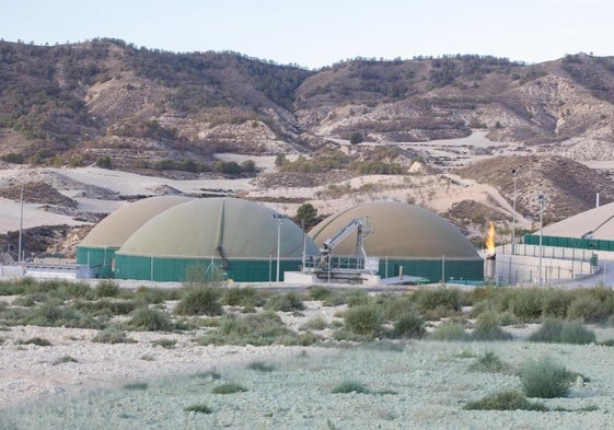 Planta de biometano en la pedanía de Torrealvilla, en una imagen de archivo.