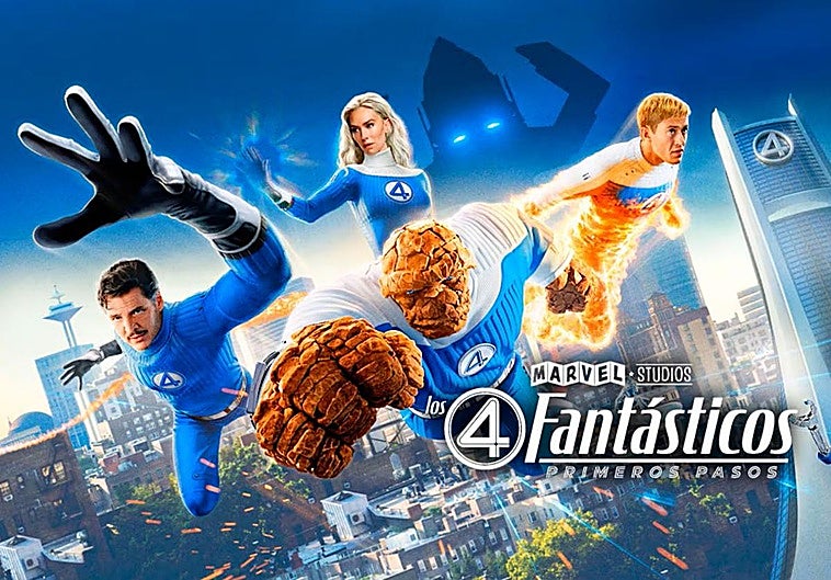 Cartel 'Los cuatro fantásticos: primeros pasos'