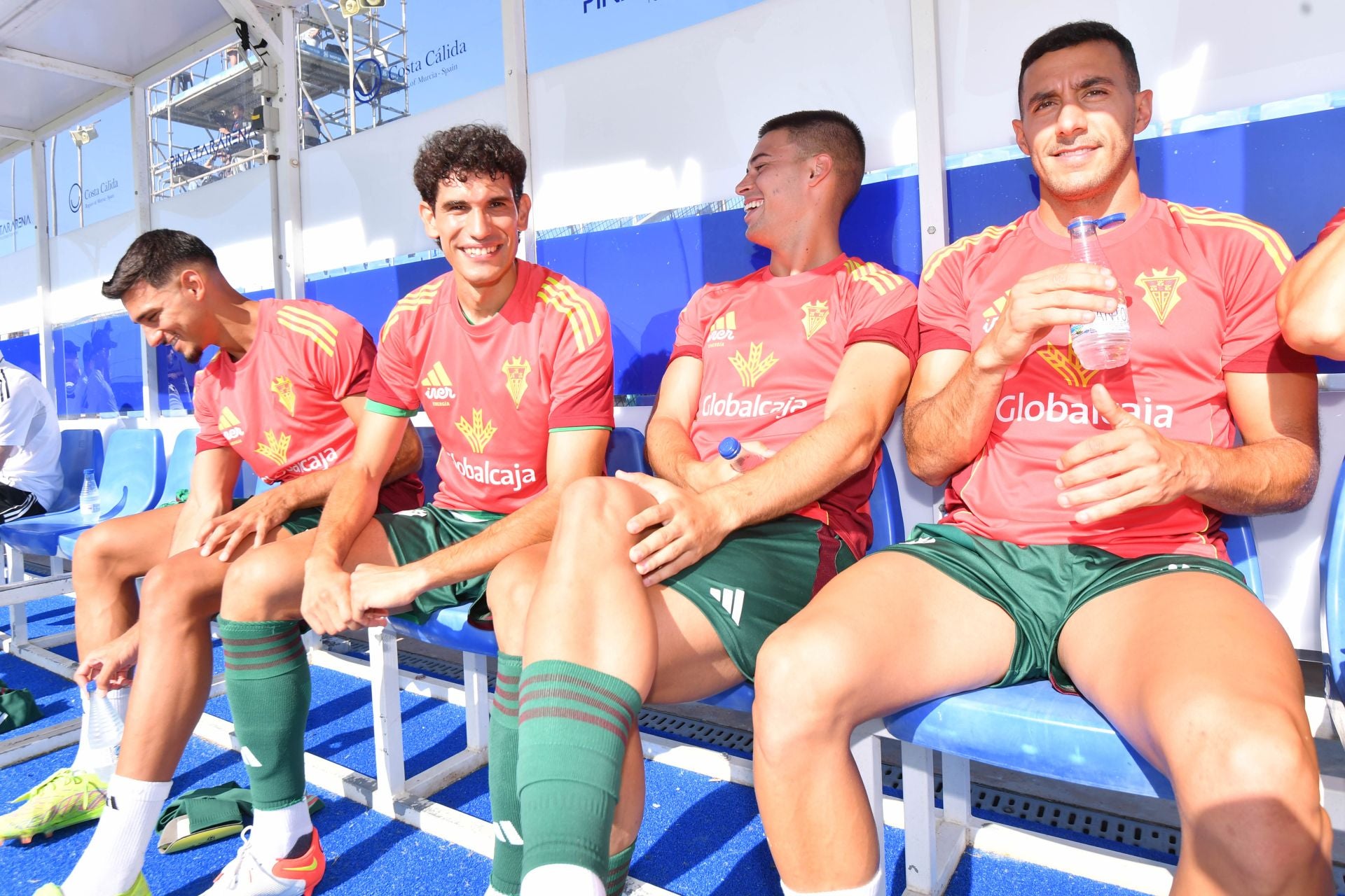 Las imágenes del partido de pretemporada entre el Real Murcia y el Albacete Balompié