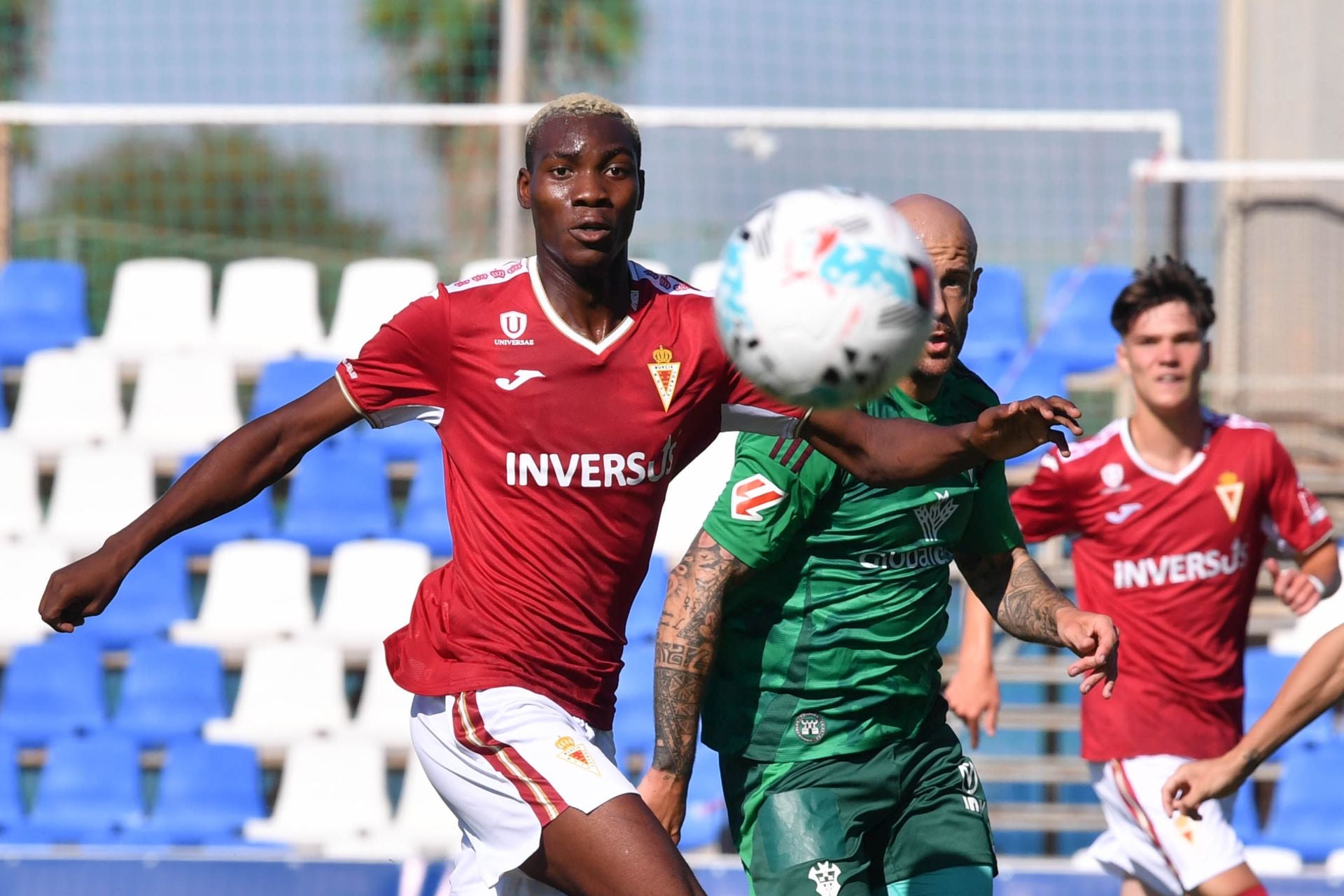Las imágenes del partido de pretemporada entre el Real Murcia y el Albacete Balompié