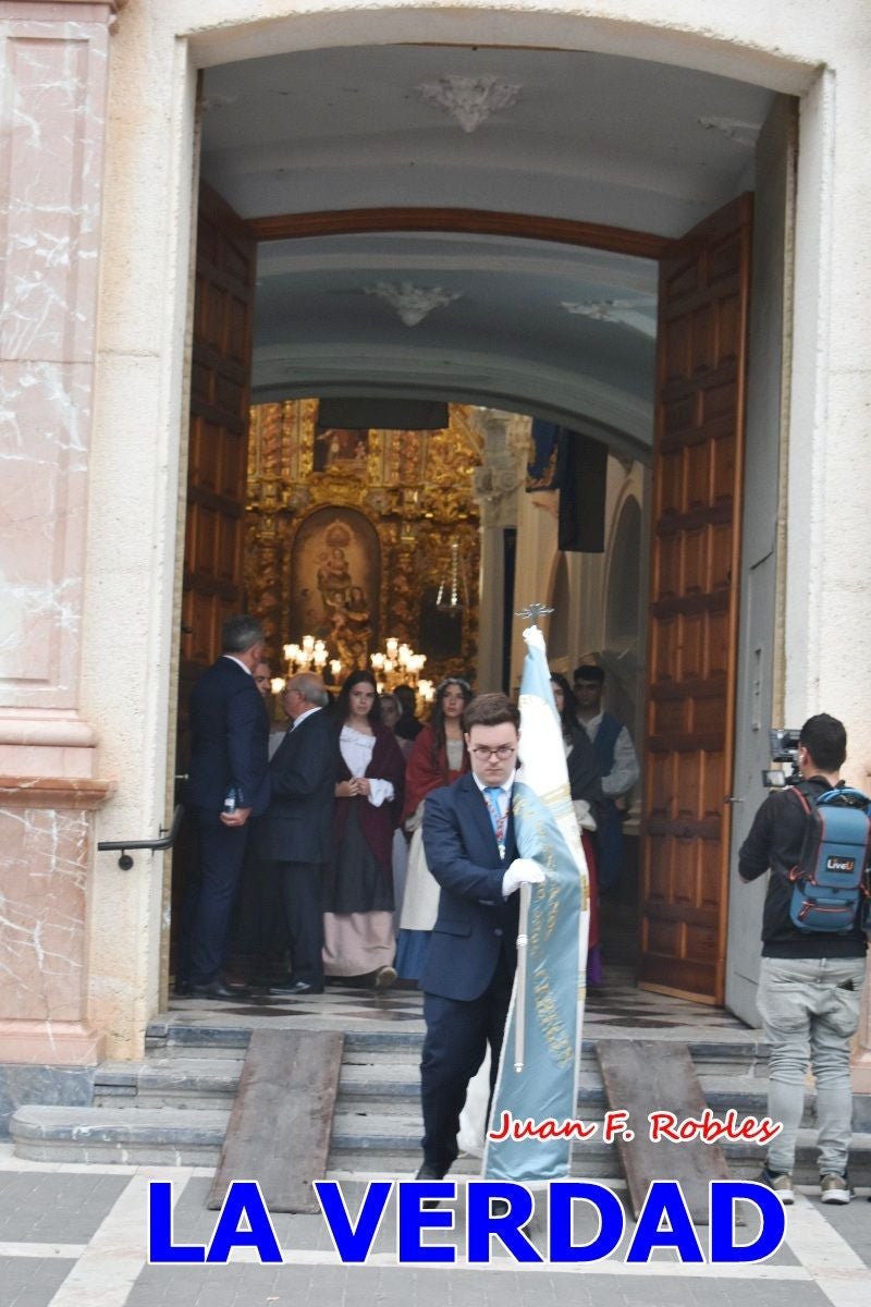 Imágenes del traslado de la Virgen de las Maravillas para abrir el Año Jubilar en Cehegín