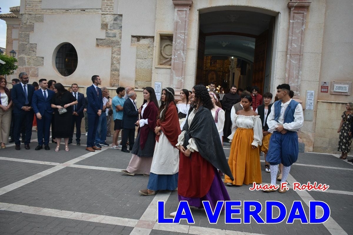 Imágenes del traslado de la Virgen de las Maravillas para abrir el Año Jubilar en Cehegín