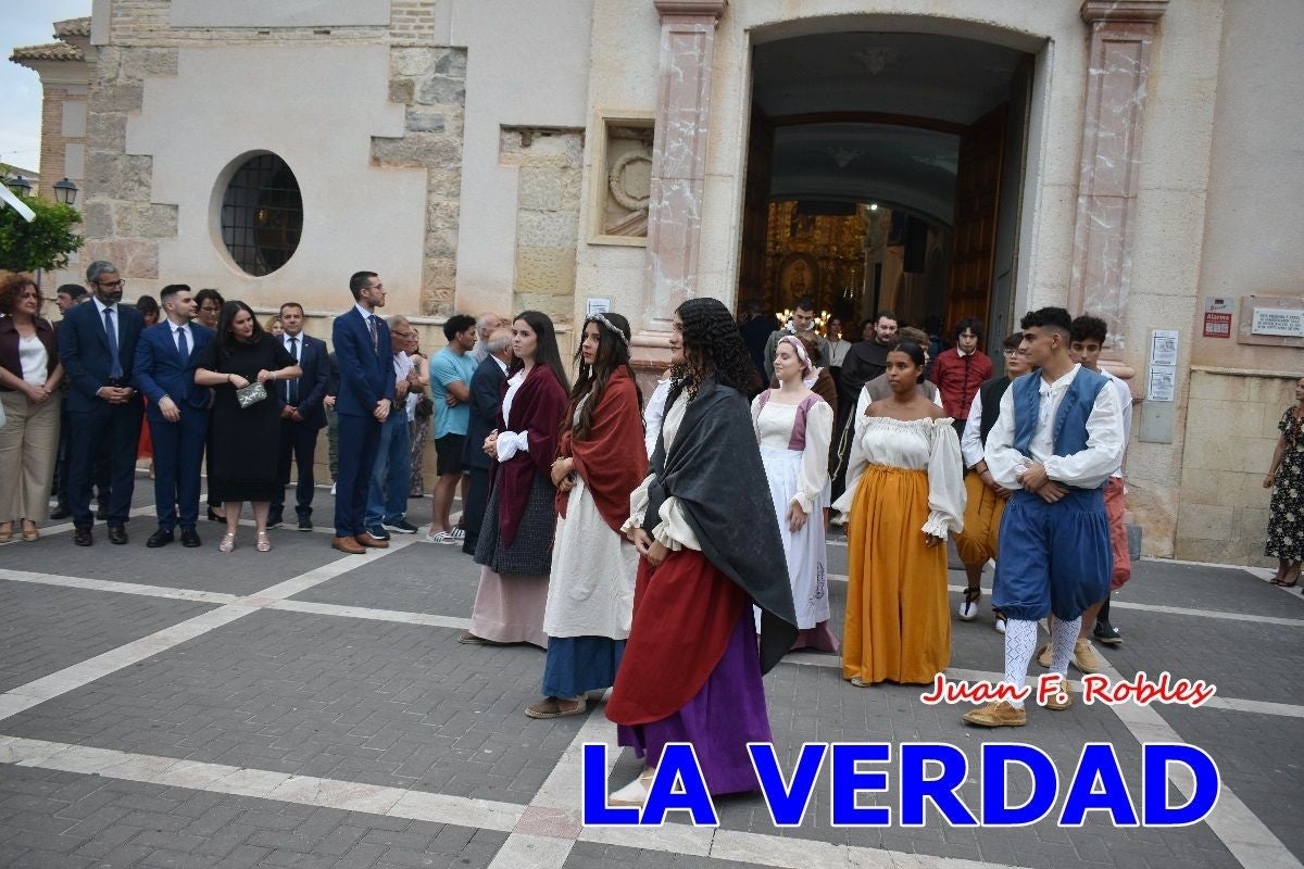 Imágenes del traslado de la Virgen de las Maravillas para abrir el Año Jubilar en Cehegín