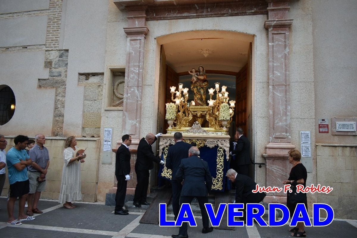 Imágenes del traslado de la Virgen de las Maravillas para abrir el Año Jubilar en Cehegín