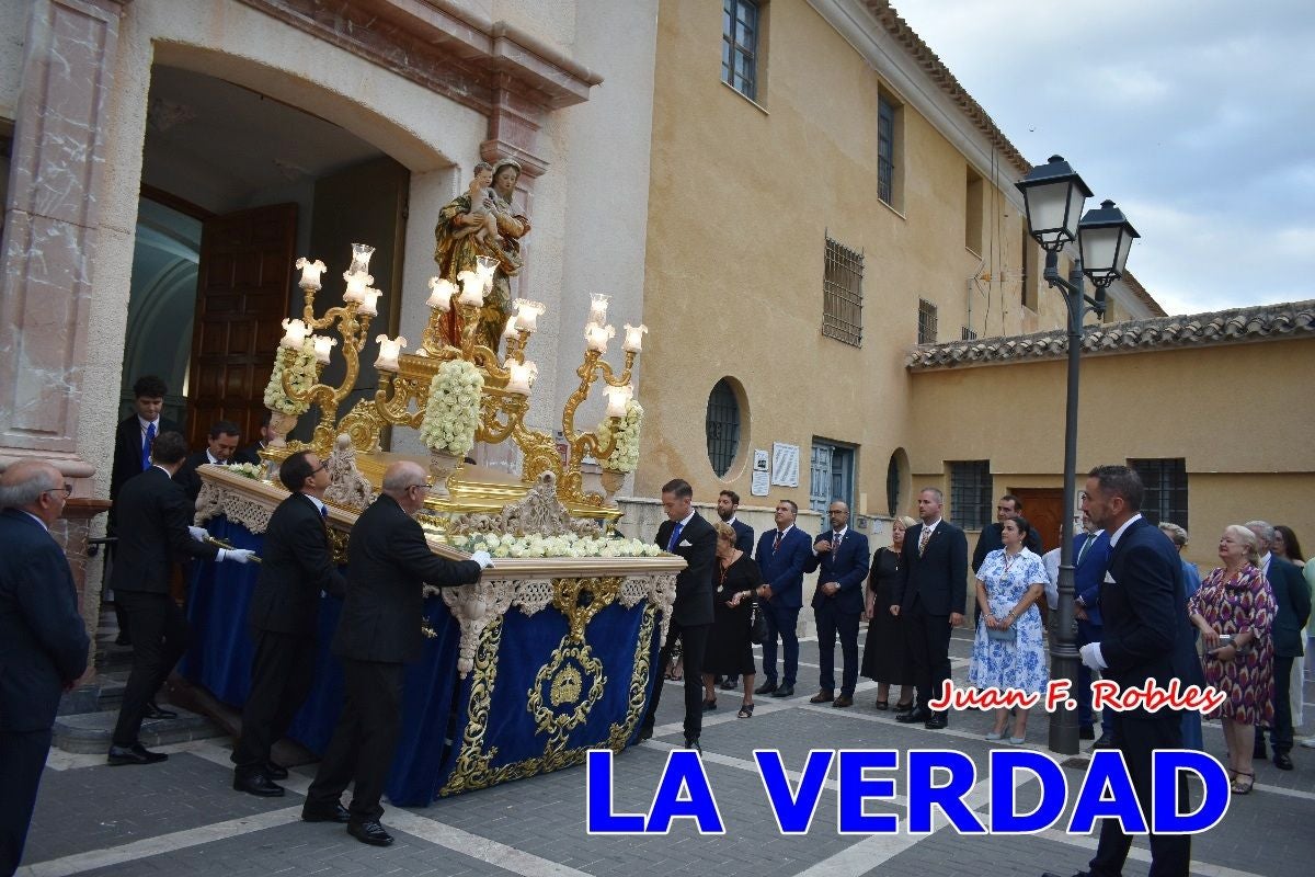 Imágenes del traslado de la Virgen de las Maravillas para abrir el Año Jubilar en Cehegín