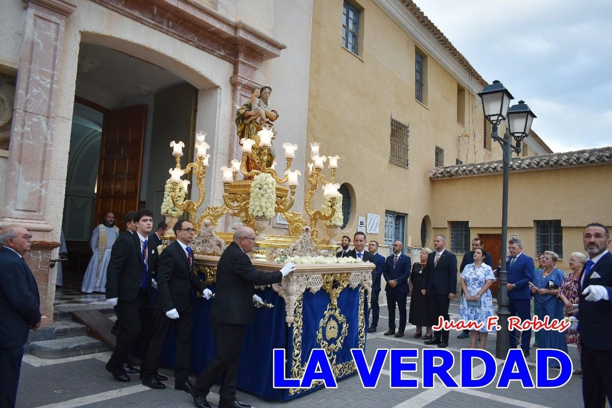 Imágenes del traslado de la Virgen de las Maravillas para abrir el Año Jubilar en Cehegín