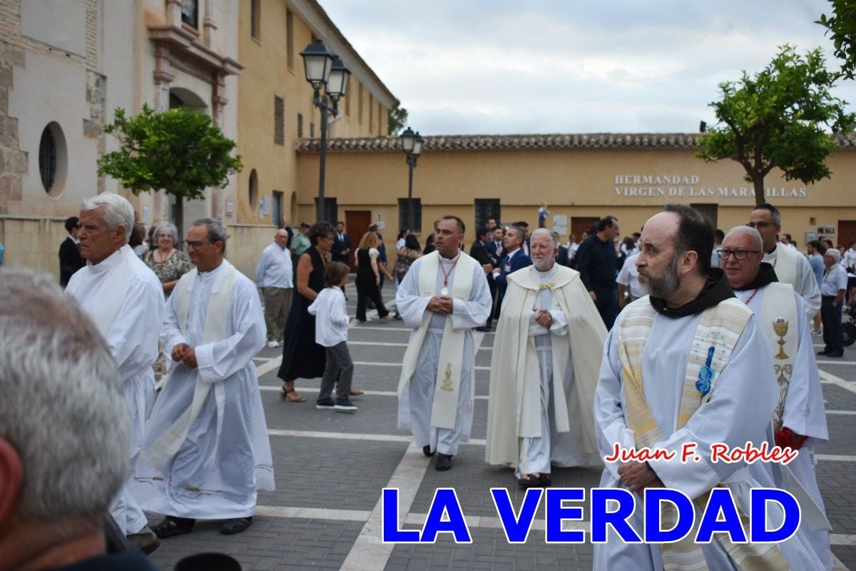 Imágenes del traslado de la Virgen de las Maravillas para abrir el Año Jubilar en Cehegín