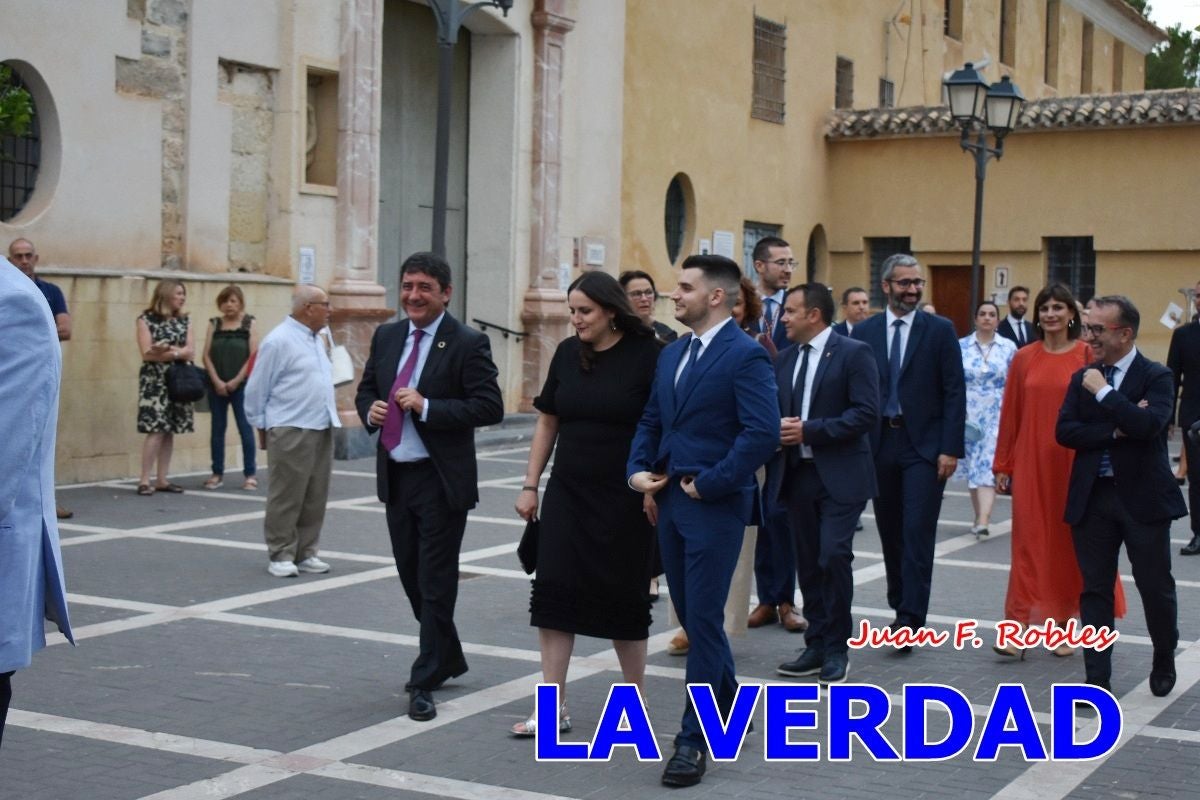 Imágenes del traslado de la Virgen de las Maravillas para abrir el Año Jubilar en Cehegín