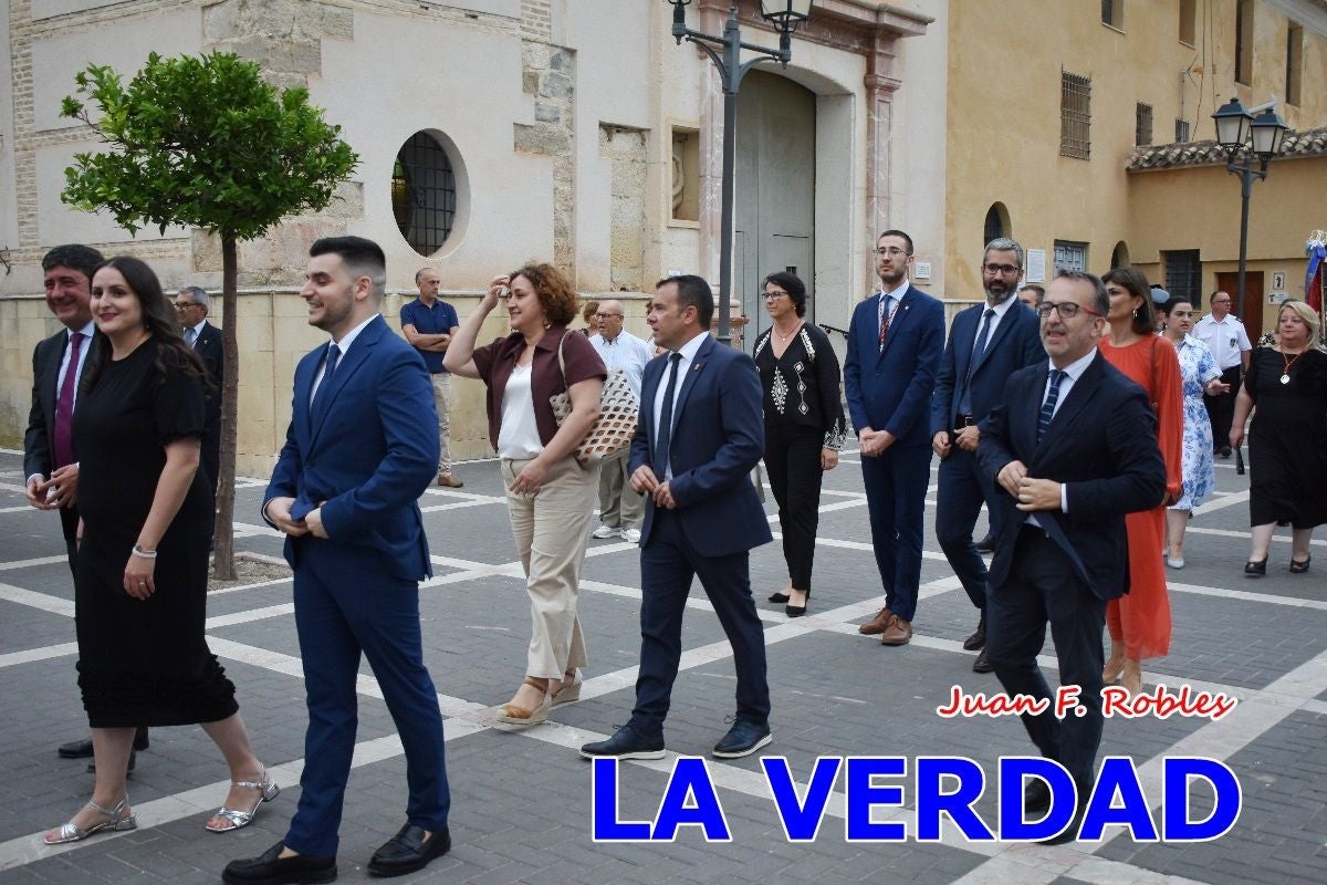 Imágenes del traslado de la Virgen de las Maravillas para abrir el Año Jubilar en Cehegín