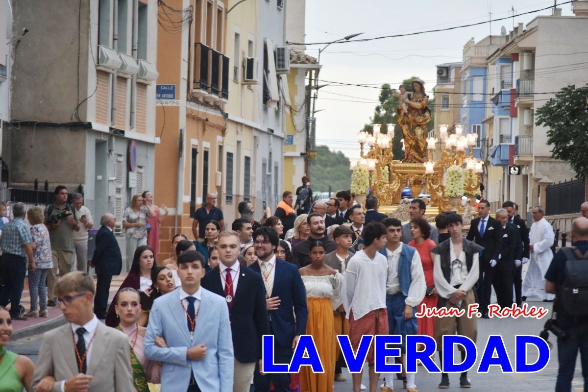 Imágenes del traslado de la Virgen de las Maravillas para abrir el Año Jubilar en Cehegín