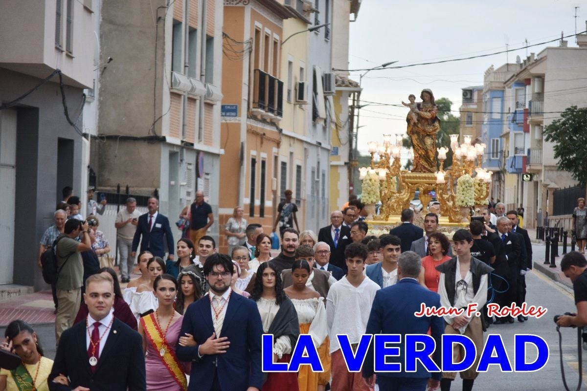 Imágenes del traslado de la Virgen de las Maravillas para abrir el Año Jubilar en Cehegín