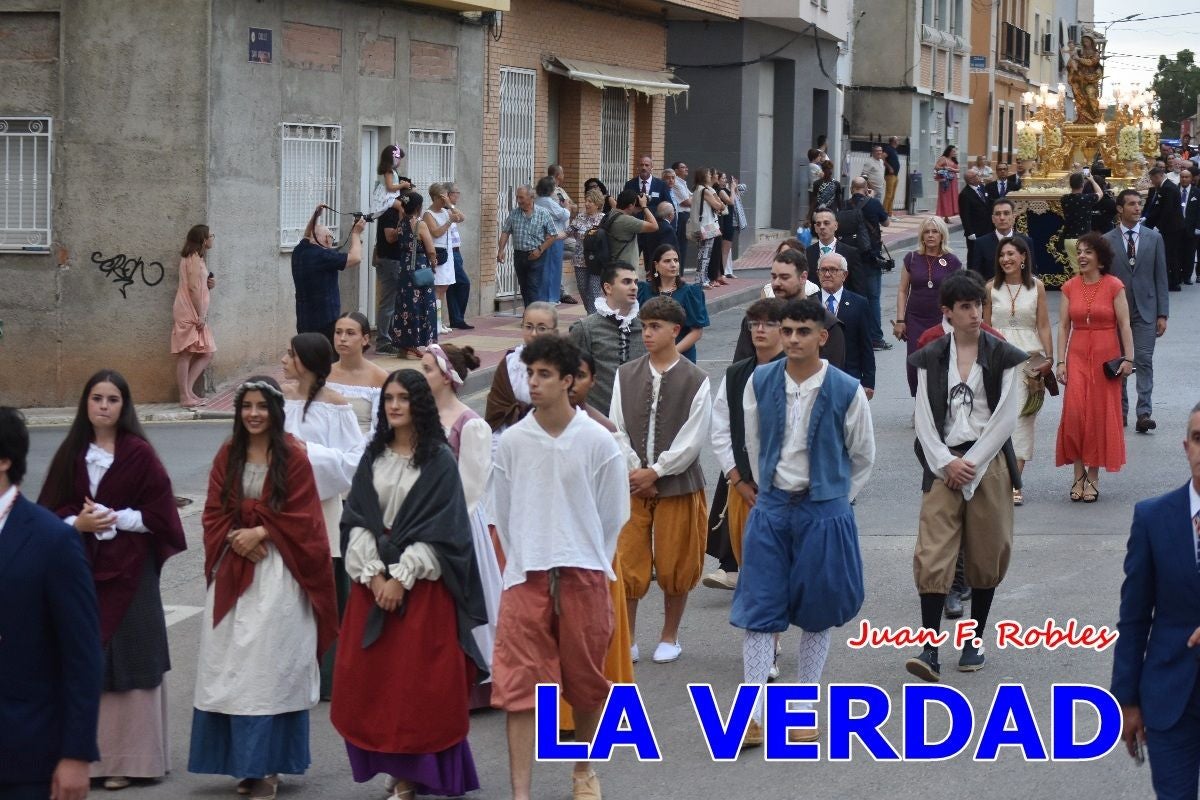 Imágenes del traslado de la Virgen de las Maravillas para abrir el Año Jubilar en Cehegín