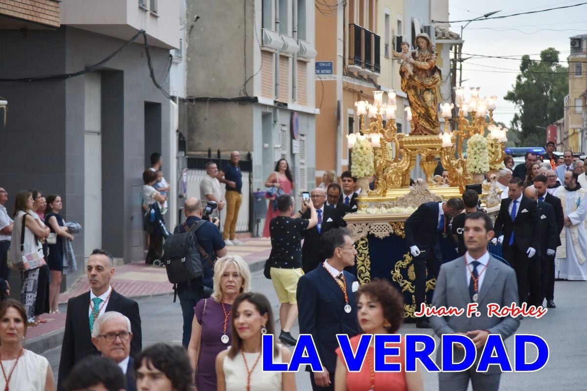 Imágenes del traslado de la Virgen de las Maravillas para abrir el Año Jubilar en Cehegín