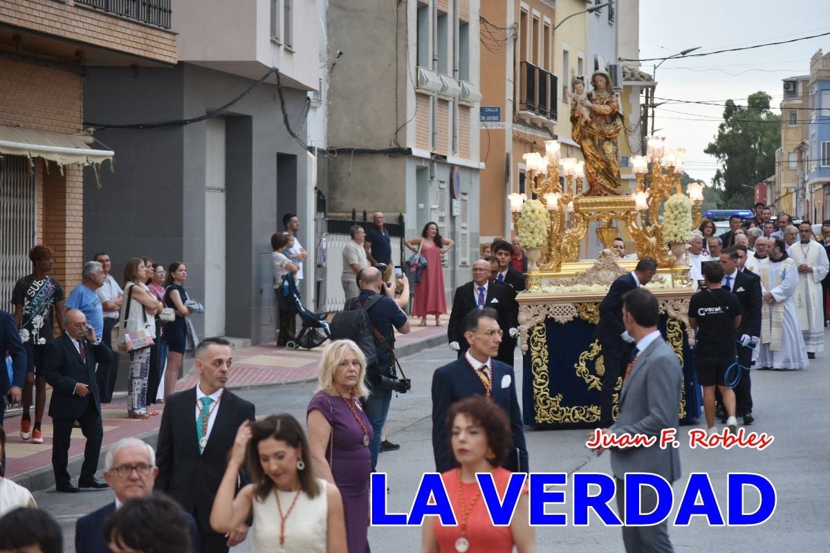 Imágenes del traslado de la Virgen de las Maravillas para abrir el Año Jubilar en Cehegín