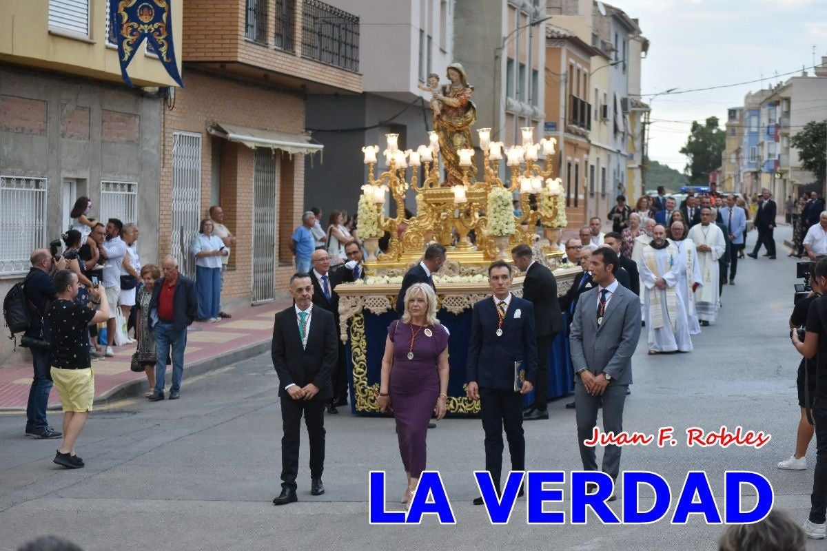 Imágenes del traslado de la Virgen de las Maravillas para abrir el Año Jubilar en Cehegín