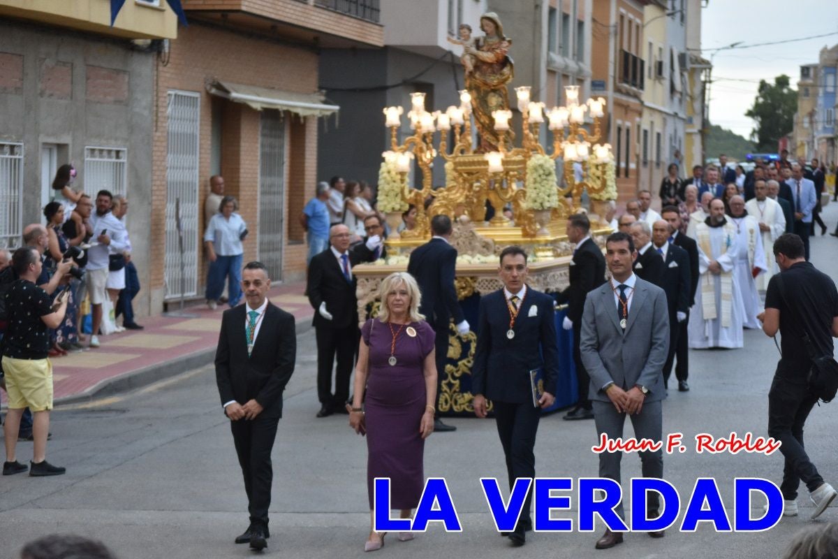 Imágenes del traslado de la Virgen de las Maravillas para abrir el Año Jubilar en Cehegín
