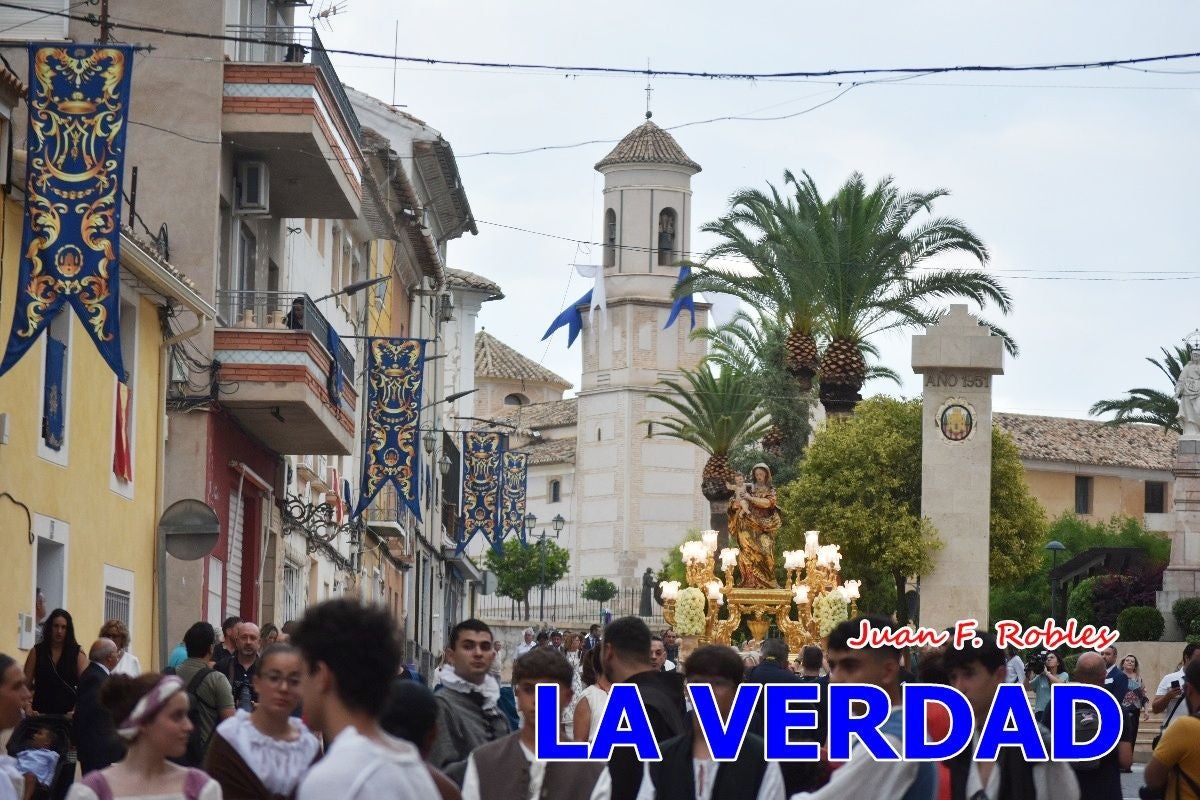 Imágenes del traslado de la Virgen de las Maravillas para abrir el Año Jubilar en Cehegín