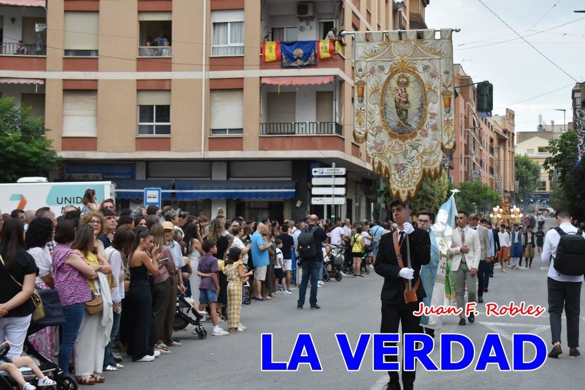 Imágenes del traslado de la Virgen de las Maravillas para abrir el Año Jubilar en Cehegín