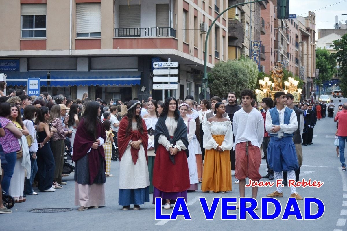 Imágenes del traslado de la Virgen de las Maravillas para abrir el Año Jubilar en Cehegín