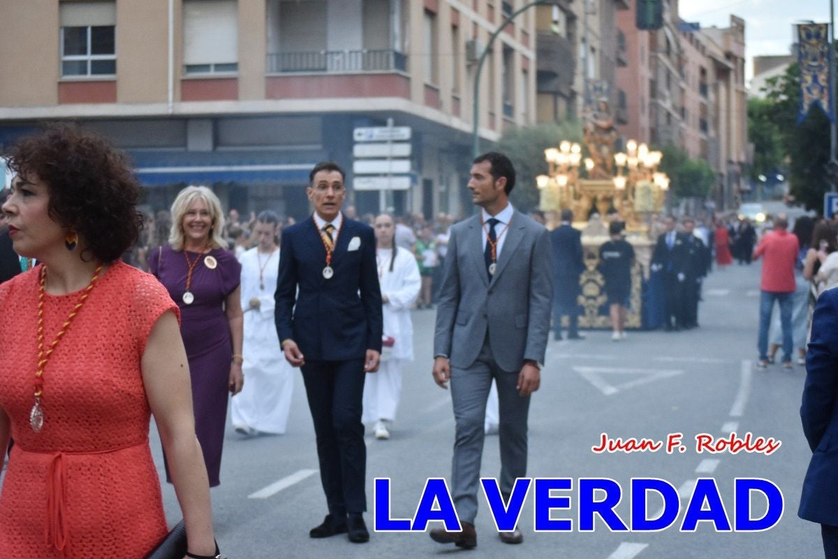 Imágenes del traslado de la Virgen de las Maravillas para abrir el Año Jubilar en Cehegín