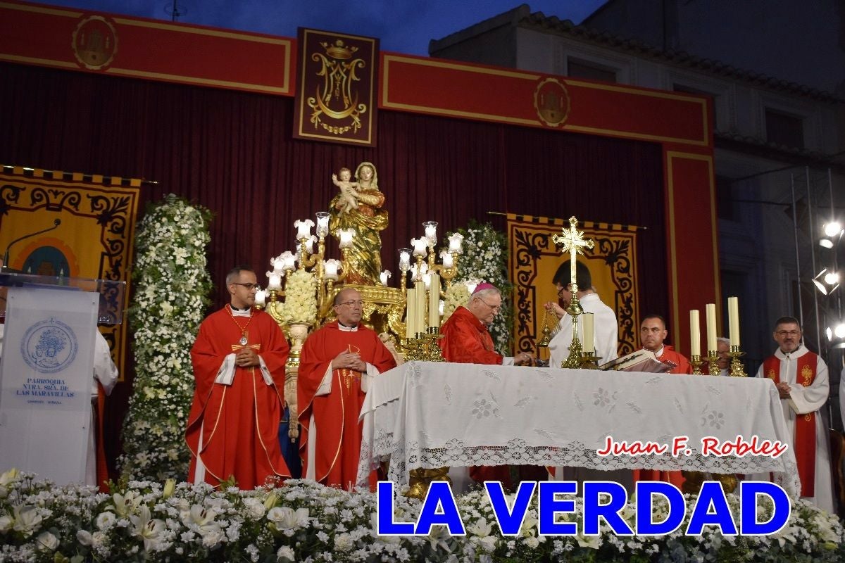 Imágenes de la Misa Solemne de la Apertura del Año Jubilar de la Virgen de las Maravillas en Cehegín