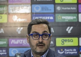 Paco Belmonte, presidente del Efesé, el pasado mes de febrero.